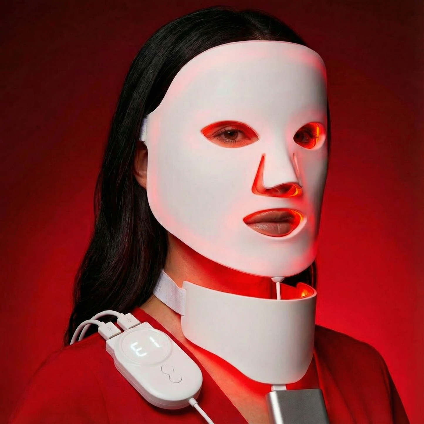 7-farbige LED-Gesichtsmaske